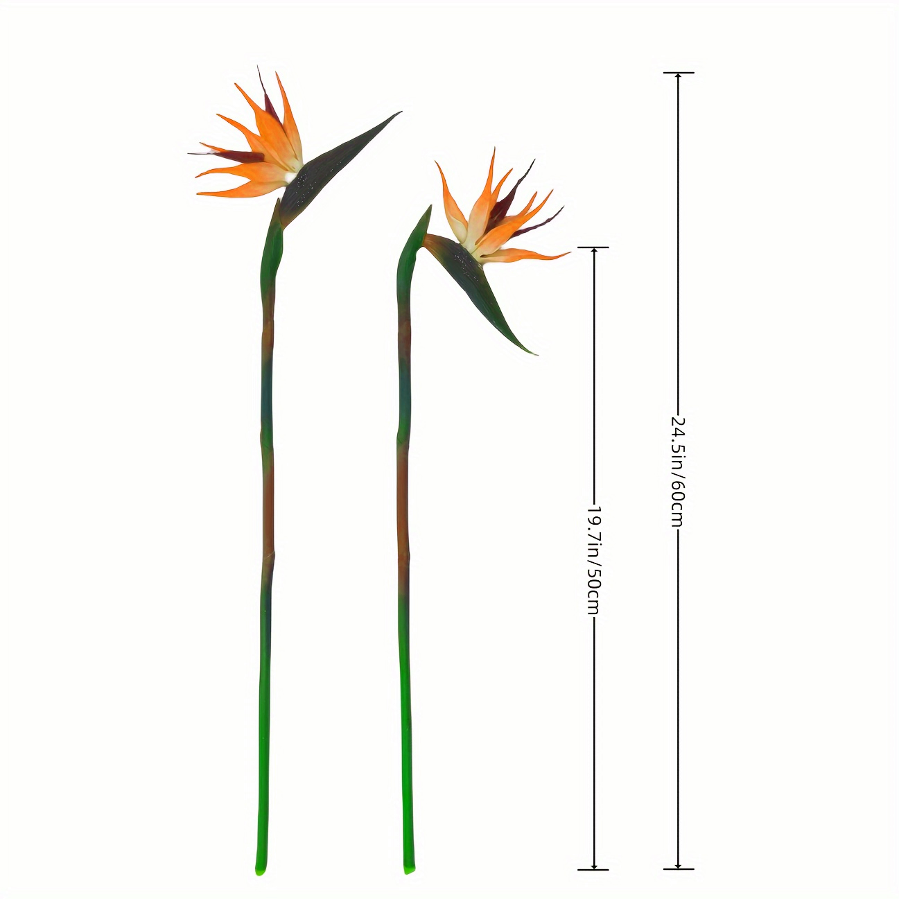 3Pcs Artificial Heaven Bird Fl - đánh giá và giá Bird Paradise Strelitzia