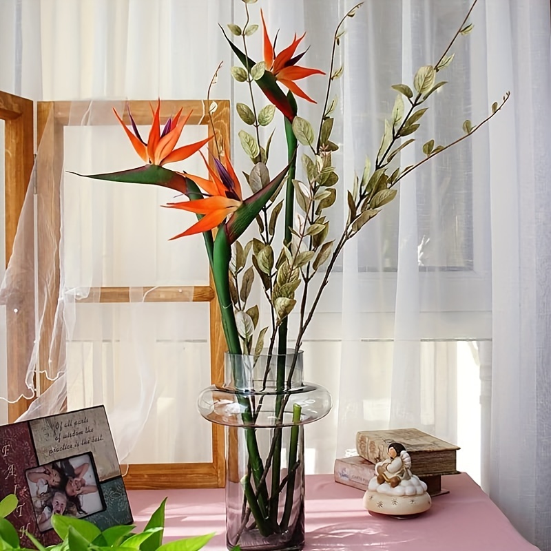 3Pcs Artificial Heaven Bird Fl - đánh giá và giá Bird Paradise Strelitzia